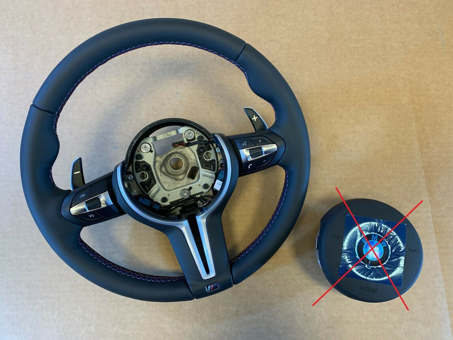 BMW F15 F16 F25 F26 F39 F45 F48 GENUINE USA M Steering Wheel M PADDLES