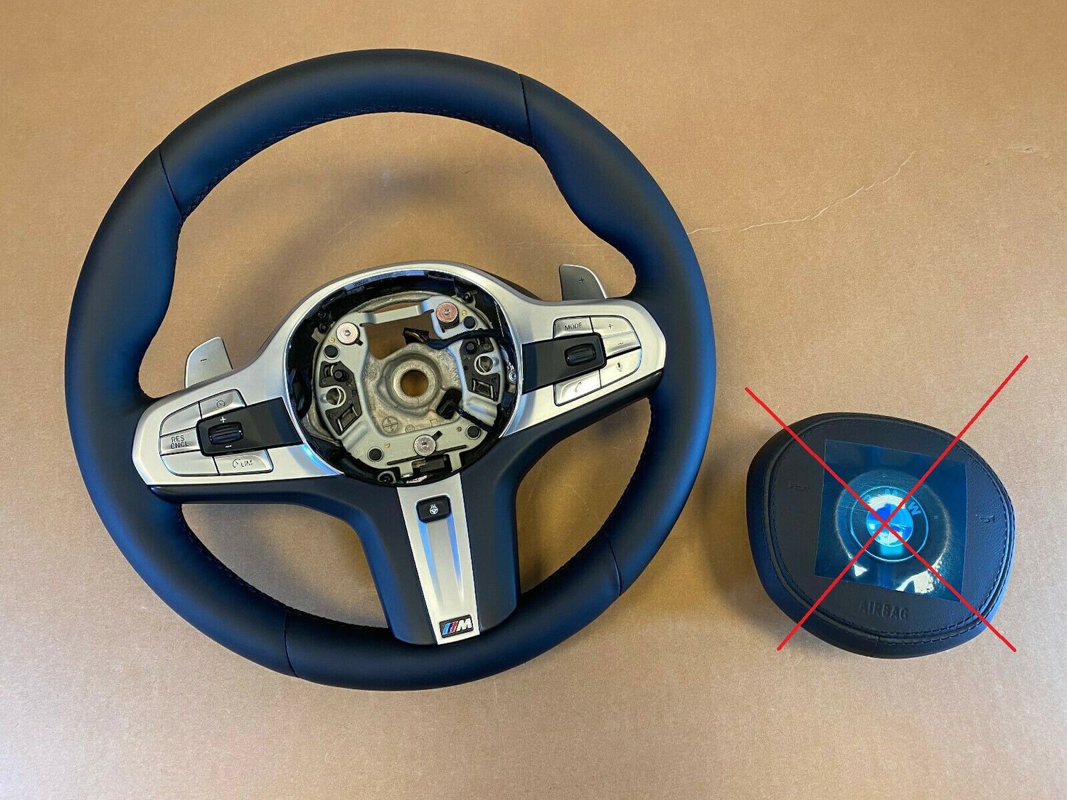 BMW 7 G11 G12 GENUINE M Steering Wheel Shift Paddles HEATING VIBRO
