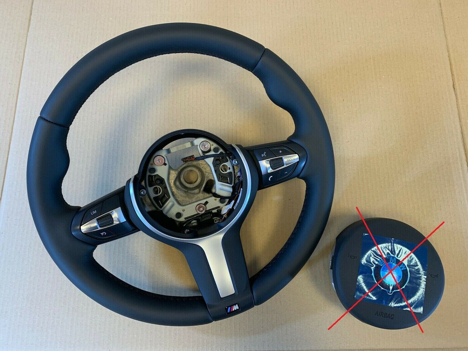 BMW F01 F02 F03 F04 F06 F07 F10 F11 F12 F13 M Sport Steering Wheel HEATING VIBRO