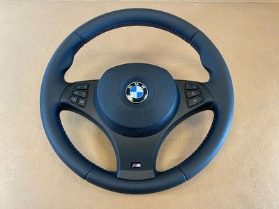 BMW X3 X5 E83 E53 ОРИГИНАЛЕН M Спортен волан M шевове Nappa кожа