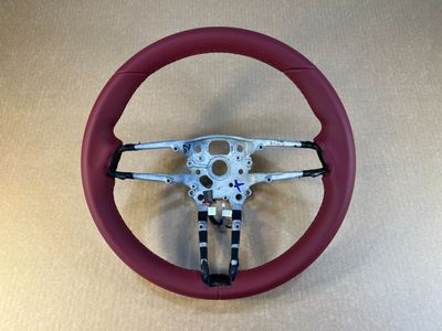 Steering wheel Porsche 911 992 Panamera 971.2 Taycan GENUINE Nappa Leather Heat
