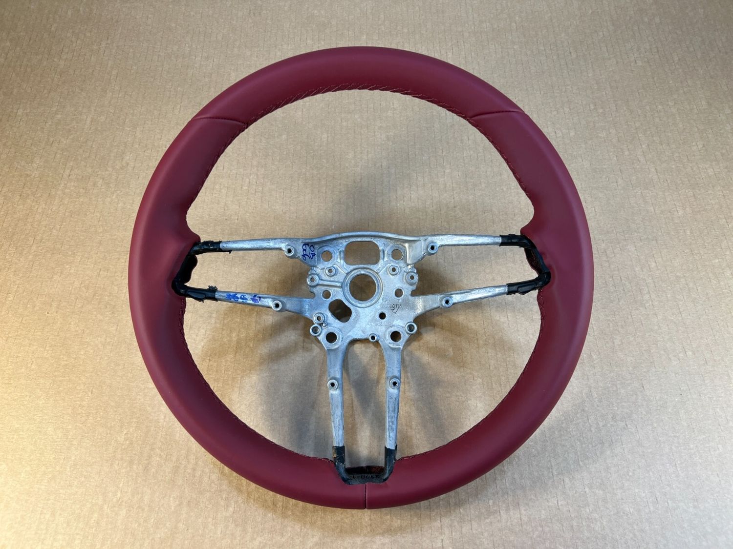 Steering wheel for Porsche 911 992 Panamera 971.2 Taycan GENUINE Nappa Leather