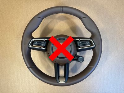 Porsche 95B MACAN 911 992 PANAMERA 971.2 TAYCAN Steering Wheel Drive Mode Braun