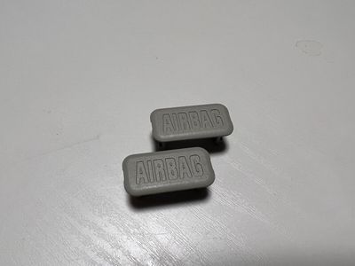 BMW 3 X5 X6 E-series GENUINE Pillar Air Cap Grey x2 бр. 51437135689