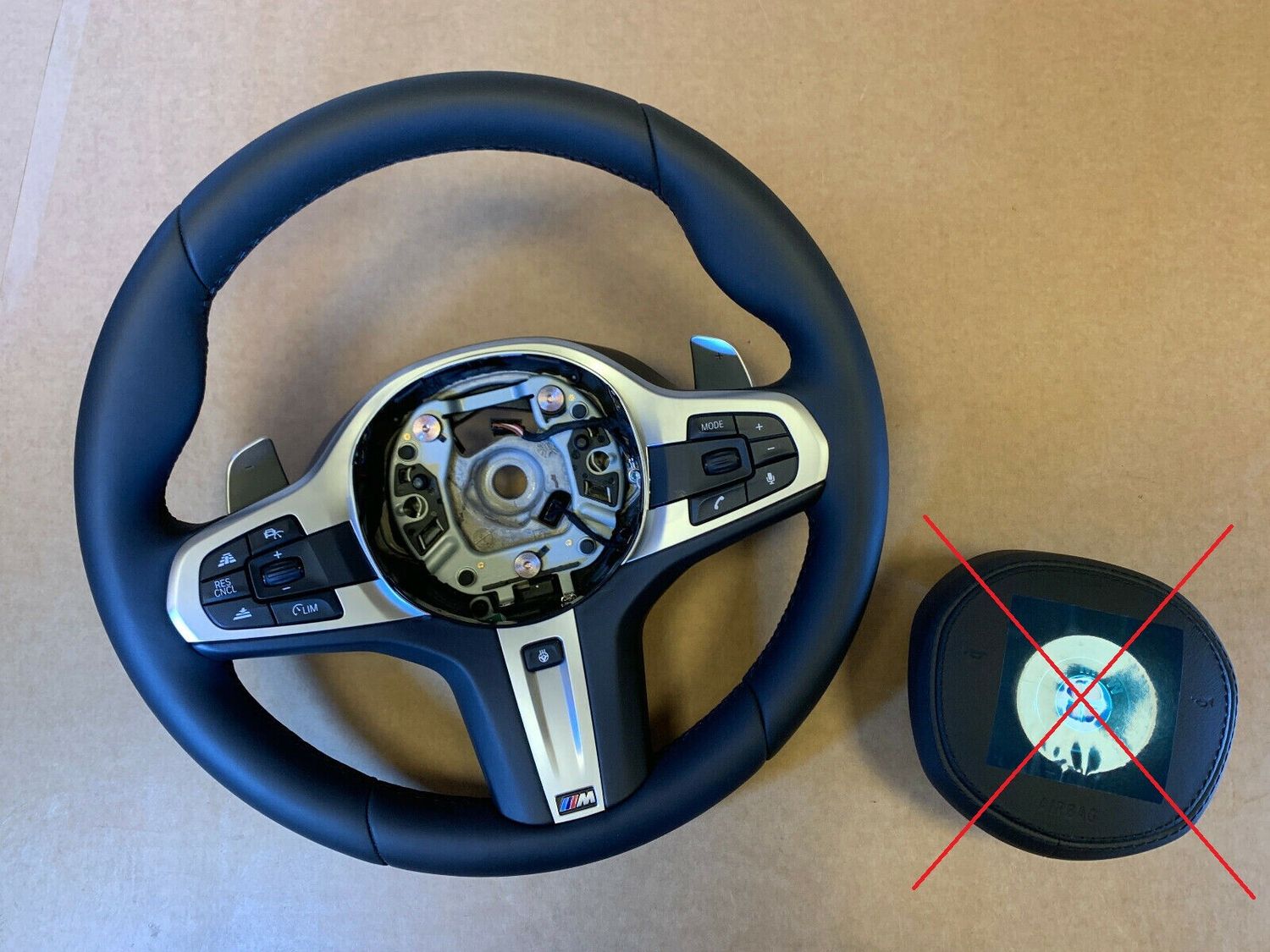 BMW 5 6 X3 X4 G30 G31 G32 G01 G02 USA M Steering Wheel Paddles HEATING VIBRO ACC