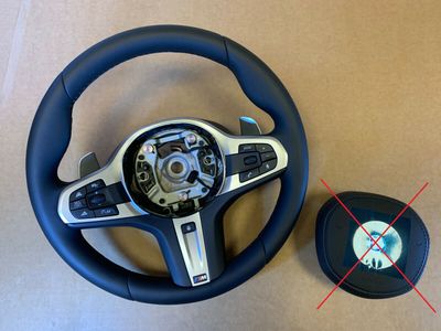 BMW 5 6 X3 X4 G30 G31 G32 G01 G02 USA M Steering Wheel Paddles HEATING VIBRO ACC