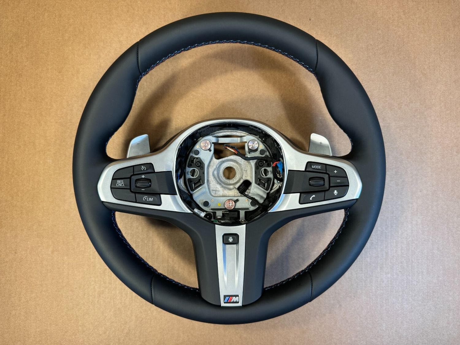 BMW 5 6 X3 X4 G30 G31 G32 G01 G02 OEM M Steering Wheel Paddles HEATING VIBRO