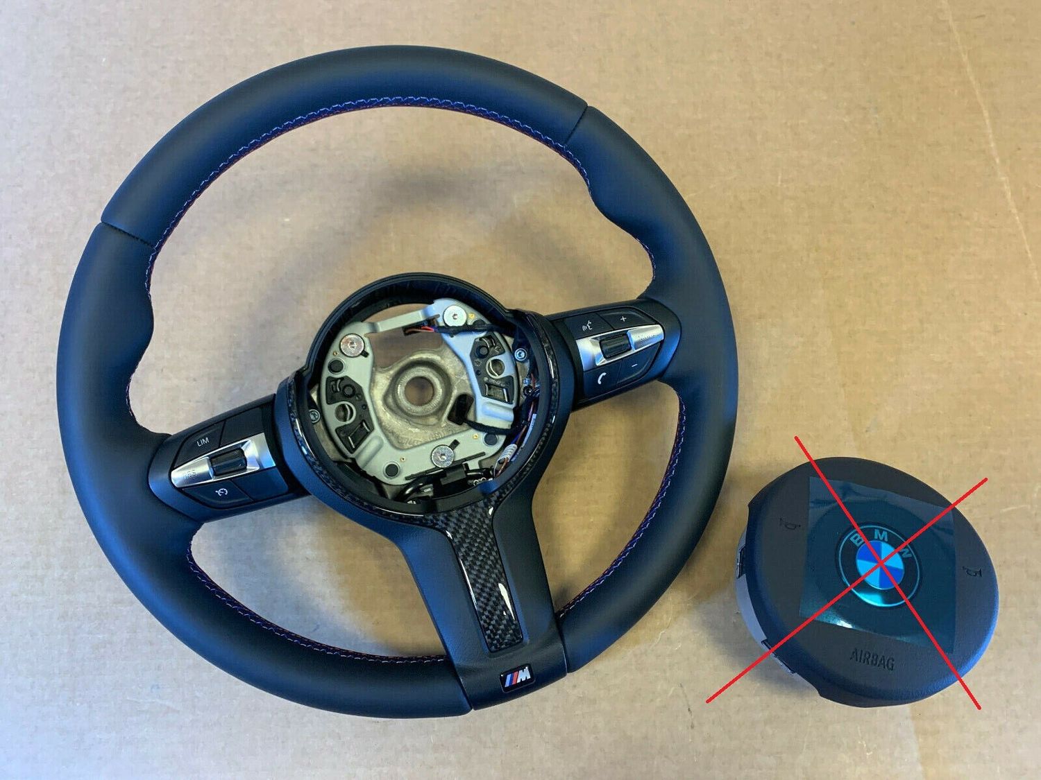 BMW F20 F21 F22 F30 F31 F32 F33 F34 F36 USA M Steering Wheel HEATED VIBRO CARBON