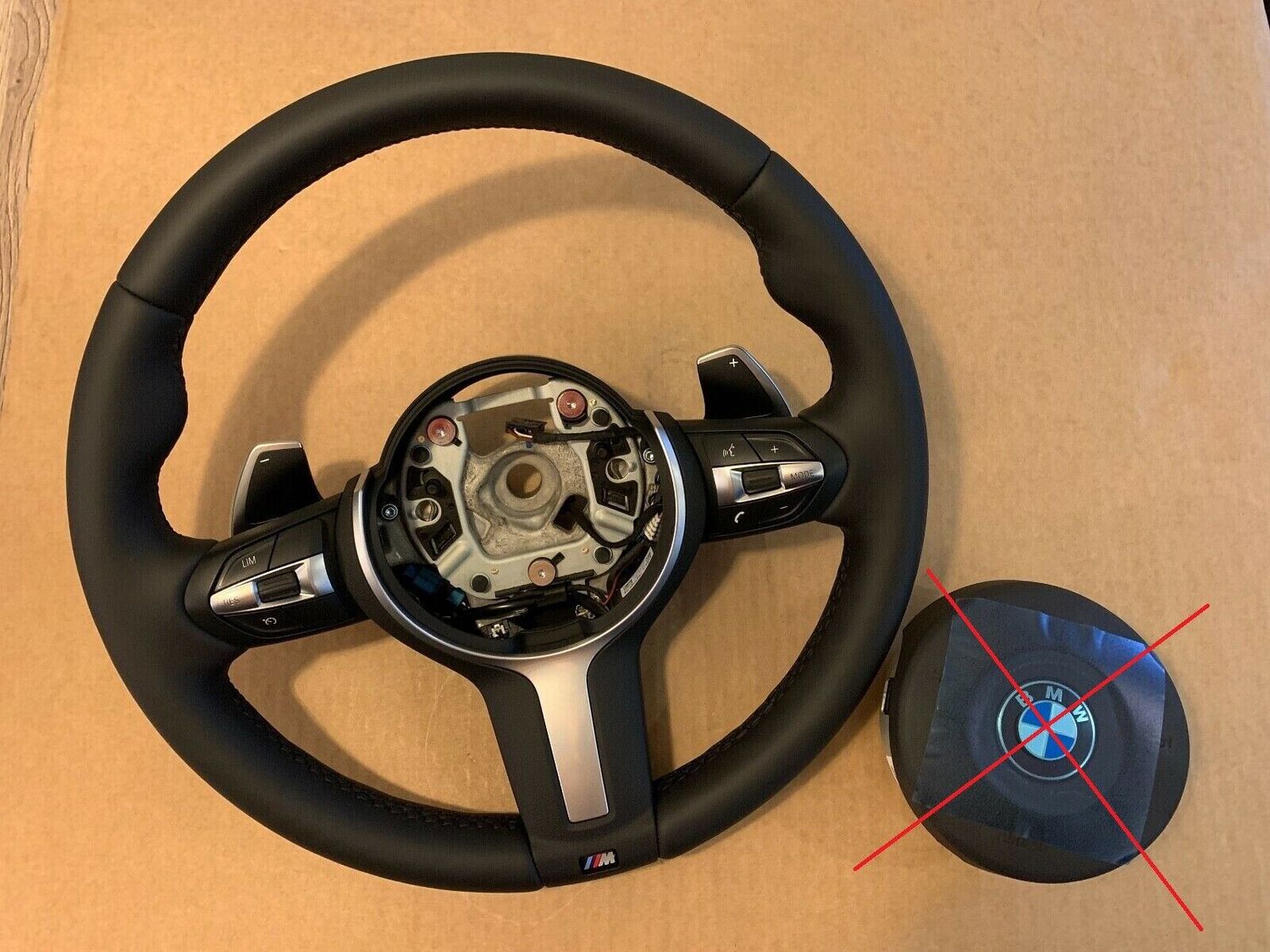 BMW F15 F16 F25 F26 F39 F45 F48 USA M Steering Wheel PADDLES HEATING VIBRO DUAL