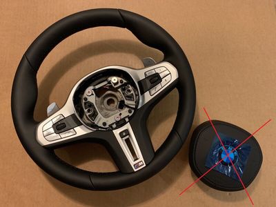 NEW BMW 7 G11 G12 GENUINE M Sport Steering Wheel Paddles Heating Vibro M Trim