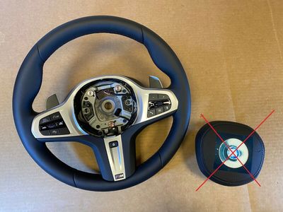 BMW 5 6 X3 X4 G30 G31 G32 G01 G02 LCI EU M Лостчета за волан HEAT VIBRO ACC