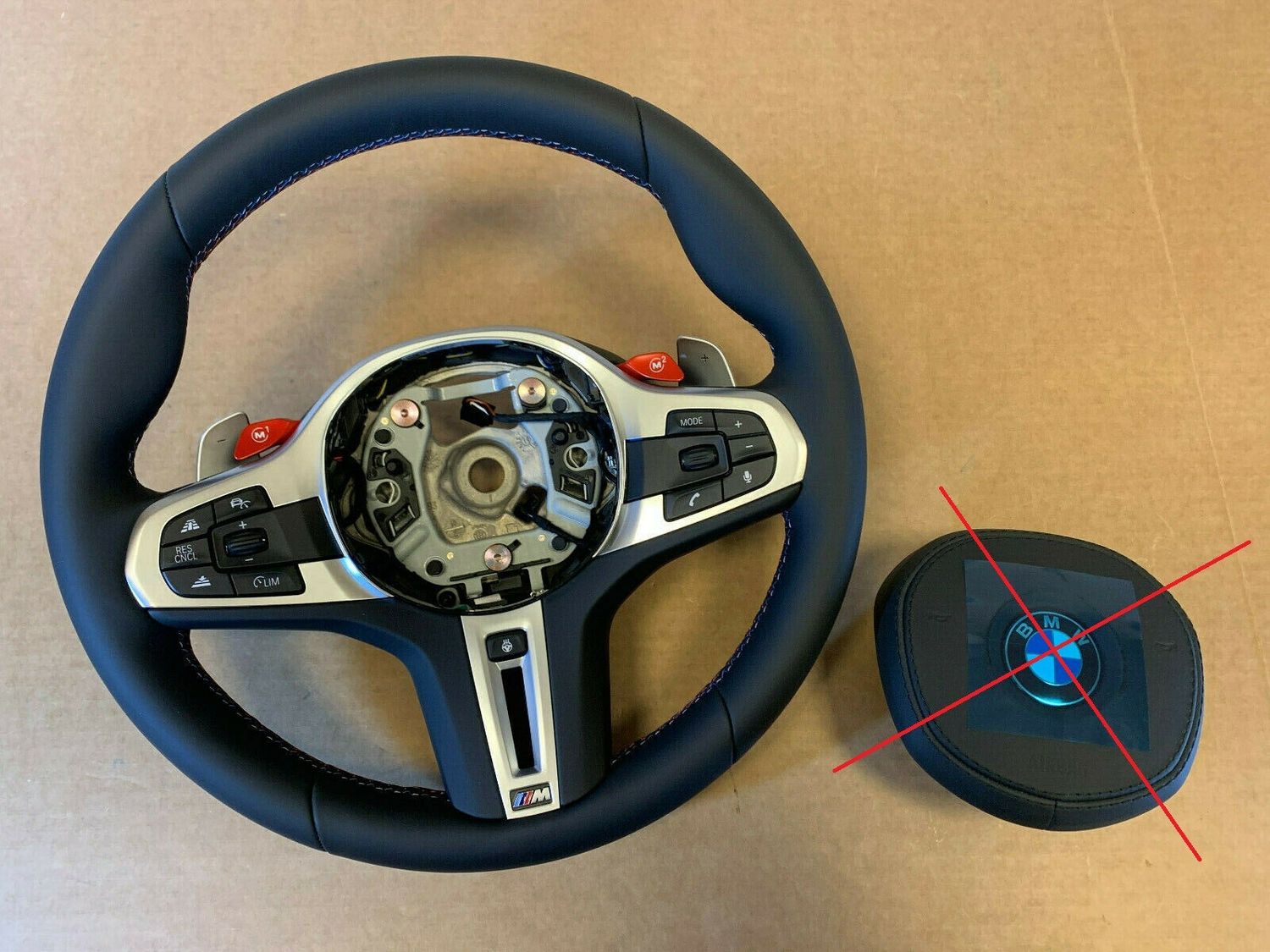 BMW M5 F90 X3M F97 X4M F98 GENUINE M Steering Wheel HEATING VIBRO ACC NEW