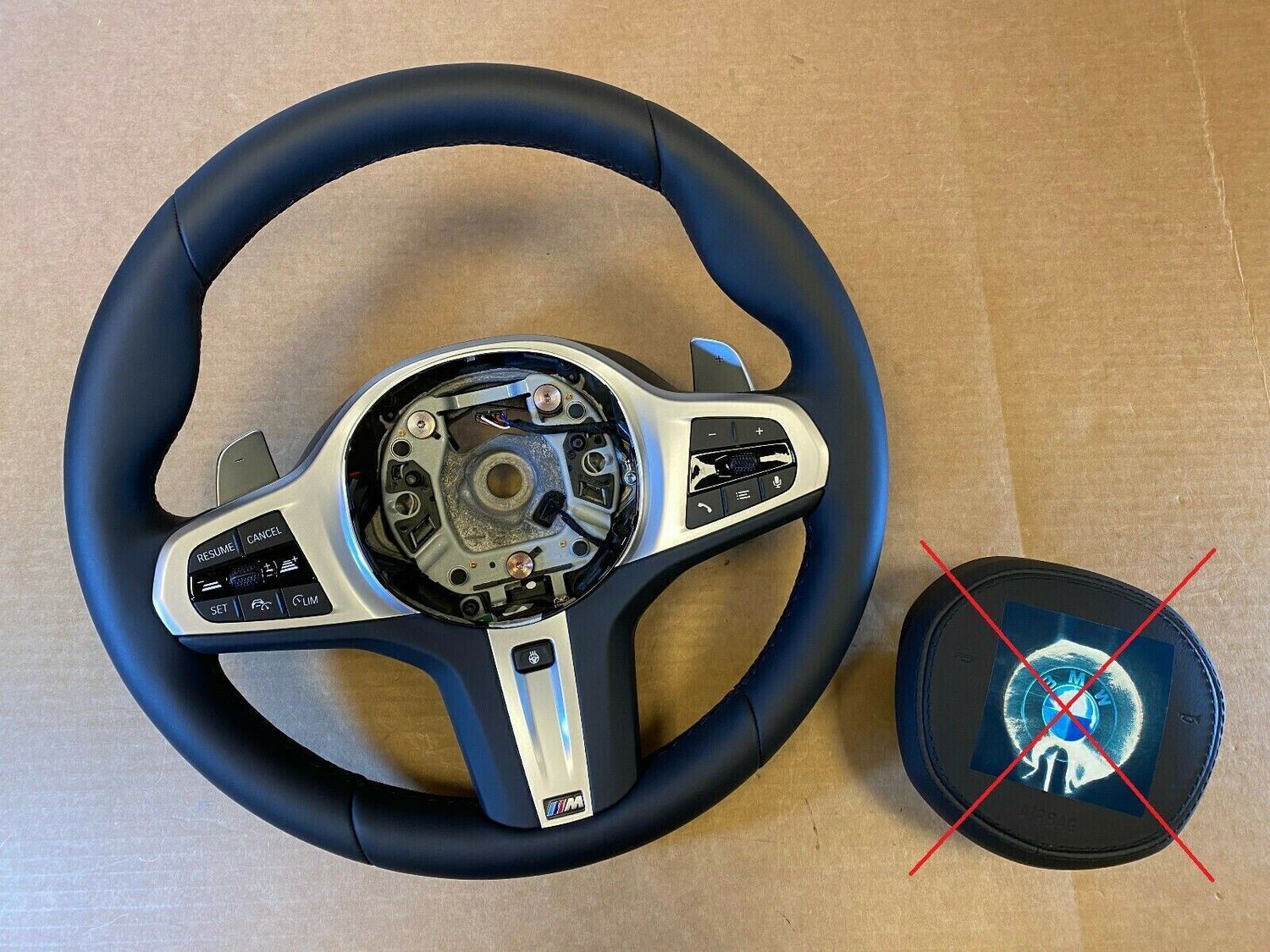 BMW 8 X5 X6 X7 G14 G15 G05 G06 G07 M Steering Wheel Paddles HEATING VIBRO ACC