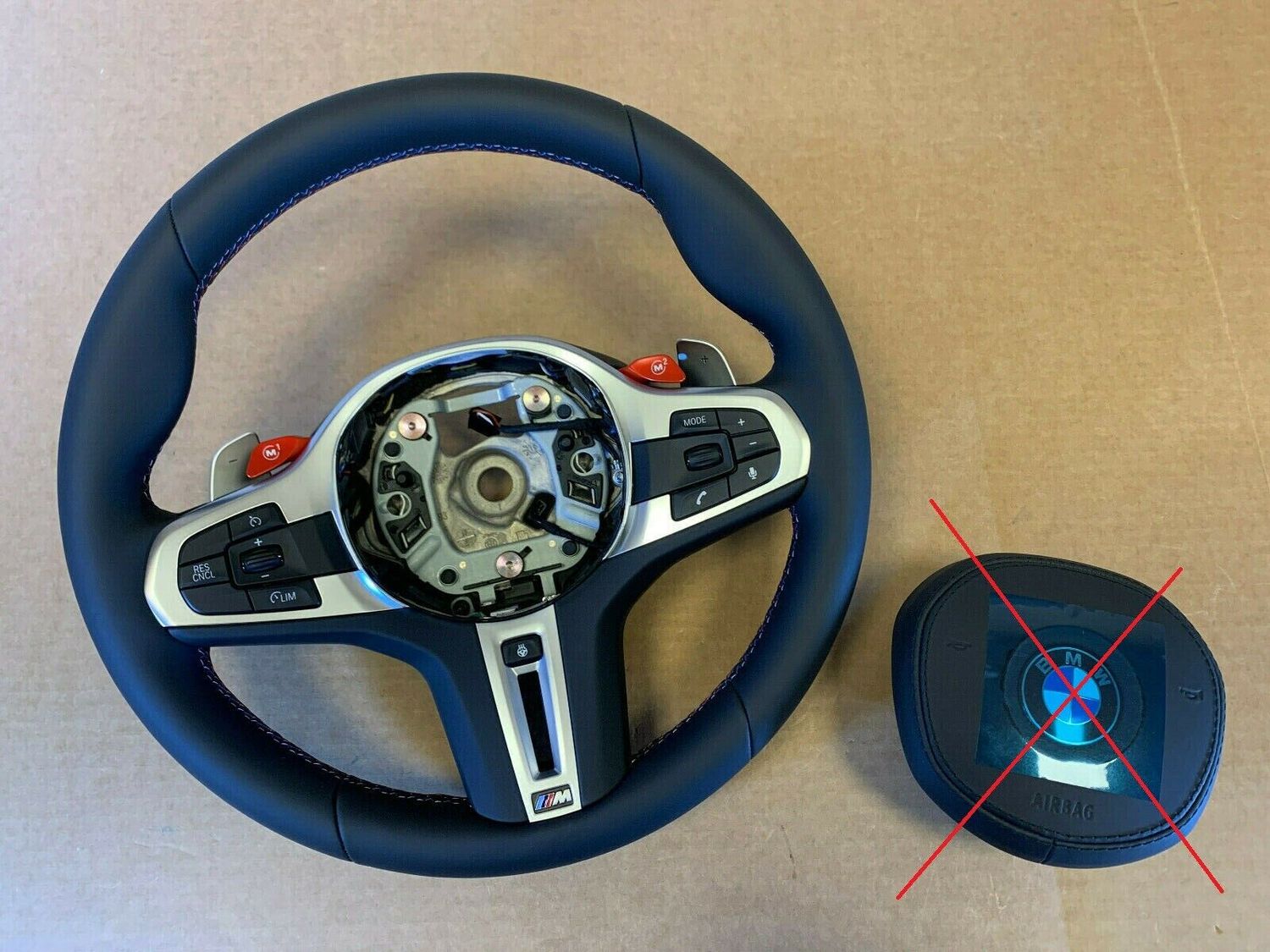 BMW M5 F90 X3M F97 X4M F98 GENUINE USA M Steering Wheel HEATING VIBRO NEW