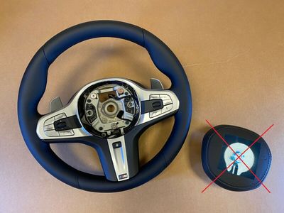 BMW 7 G11 G12 GENUINE M Steering Wheel Shift Paddles HEATING
