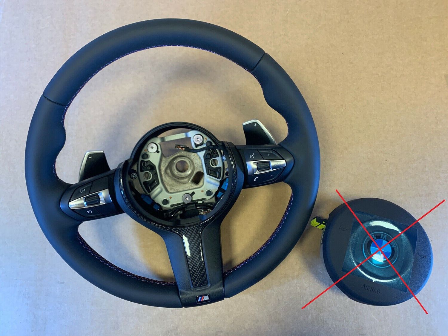 BMW F22 F23 F30 F31 F32 F33 F34 F36 F87 USA M Steering Wheel PADDLES CARBON