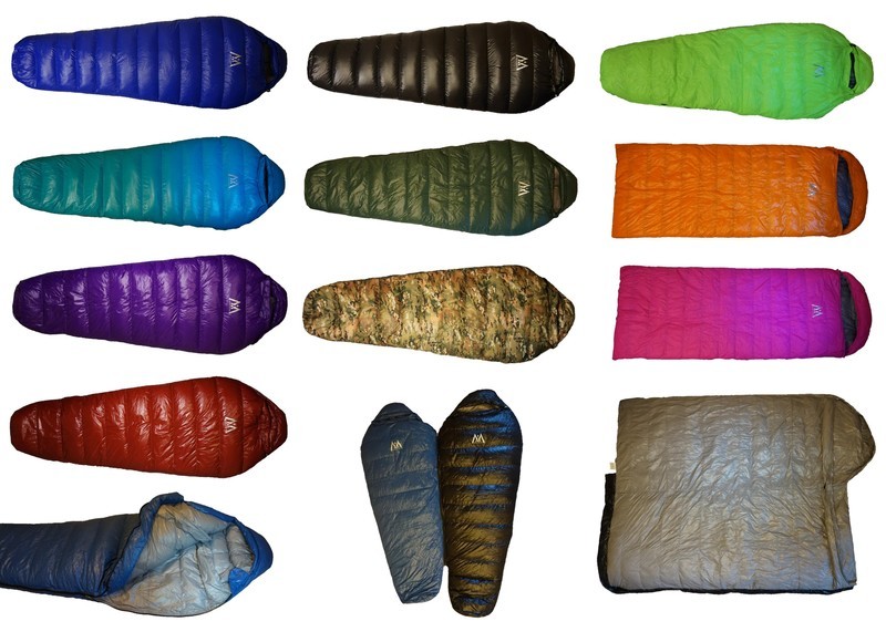 CUSTOM DOWN SLEEPING BAG ORDERS