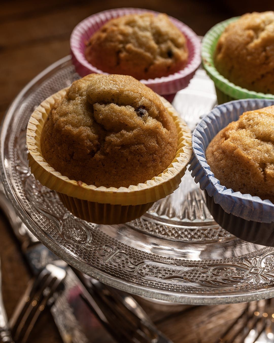 Muffin Vaniglia e scaglie di cioccolato