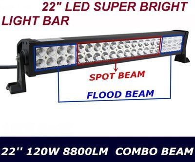 22&quot; LED Light Bar For Skid Steer