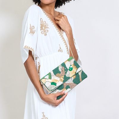 Nieuwe zomer trend crosbybags, gemaakt van pallietten en kraaltjes, made in italy