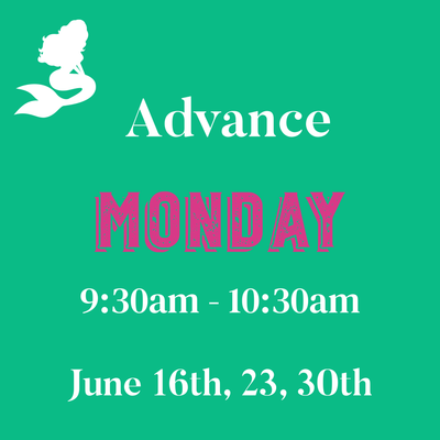 Intermediate/Advanced / Monday/ June 16,23,30- 9:30am- 10:30am (3weeks)