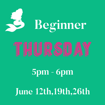 Beginner / Thursday / June 12,19,26 5pm - 6pm (3weeks)