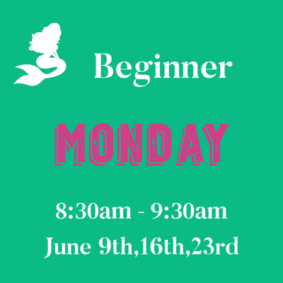 Beginner / Monday / June 9,16,23 8:30am - 9:30am (3weeks)