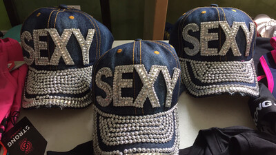 Sexy Rhinestone Cap