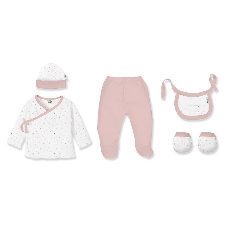 Baby Essentials Set - Roze (5-delig)