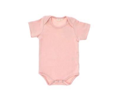 Body baby Leaves Pink -  3M Gepersonaliseerd