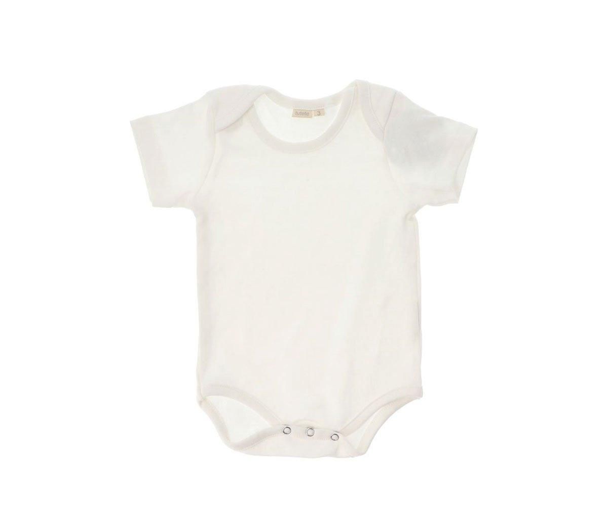 Body baby Leaves White - 6M Gepersonaliseerd