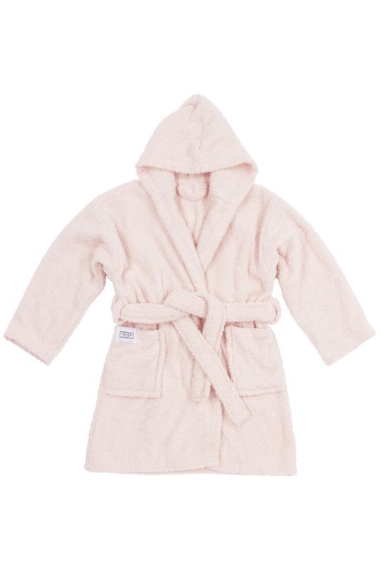Meyco Baby | Uni badjas - badstof - soft pink - 86/92