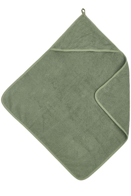 Meyco Baby | Uni badcape - badstof - forest green - 75x75cm