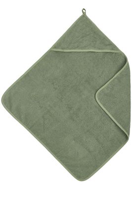 Meyco Baby | Uni badcape - badstof - forest green - 75x75cm