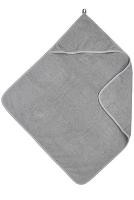 Meyco Baby | Uni badcape - badstof - grey - 75x75cm
