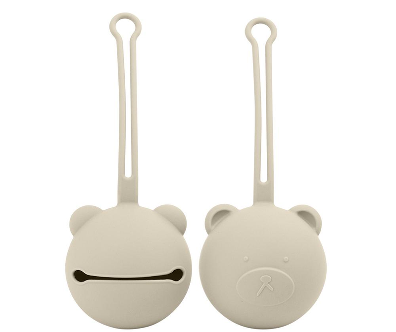 Siliconen Speenhouder - Beige