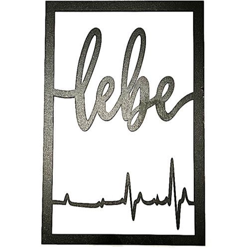 Wandbilder 3er Set - lebe, liebe, lache