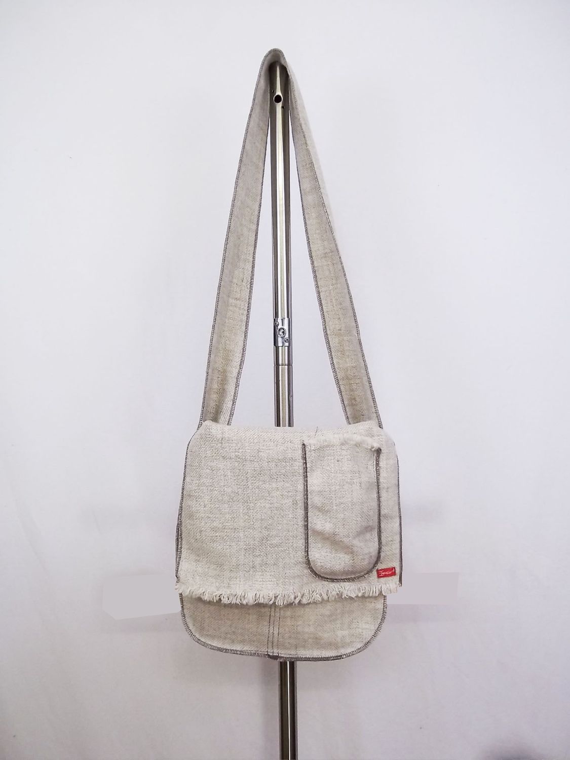 Natural Handbag w/ Phone Sleeve
