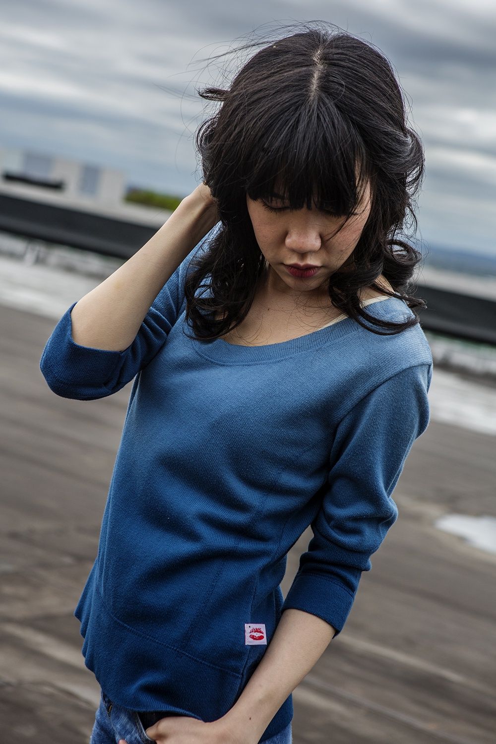 Scoop Sweat(er)shirt 3/4 Slv
