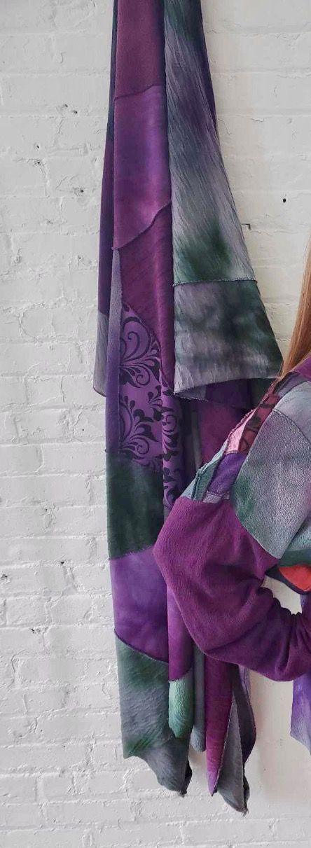 Fresh Fruit Sky-Dye Shawl in Summer Purple Beauty