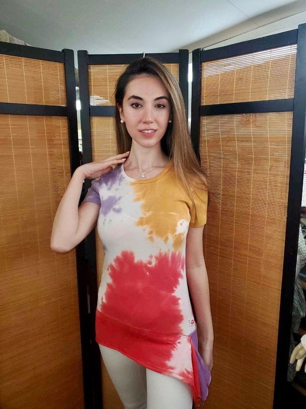 Fresh Fruit Sky-Dye Shirt in Summertime Clouds
