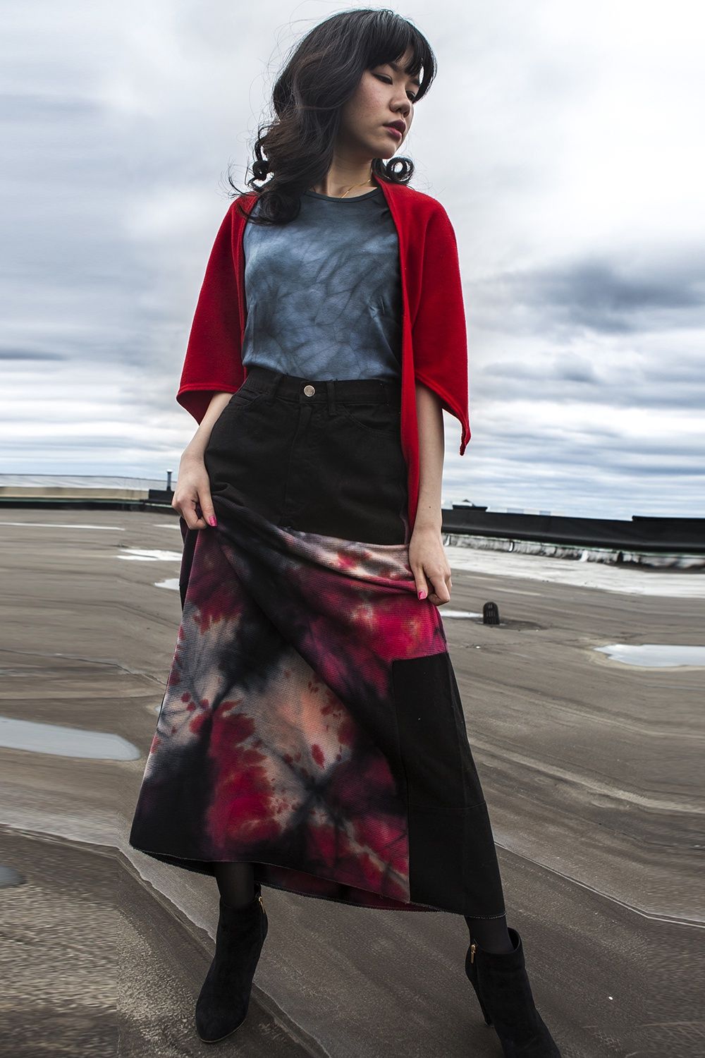 Patched Skirt