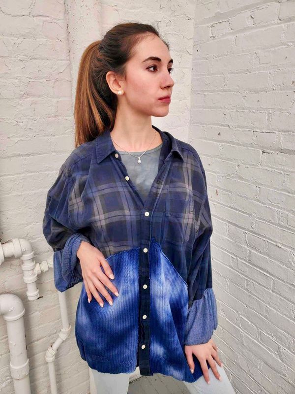 Fresh Fruit Sky-Dye Shirt in Blue Joyous Summer