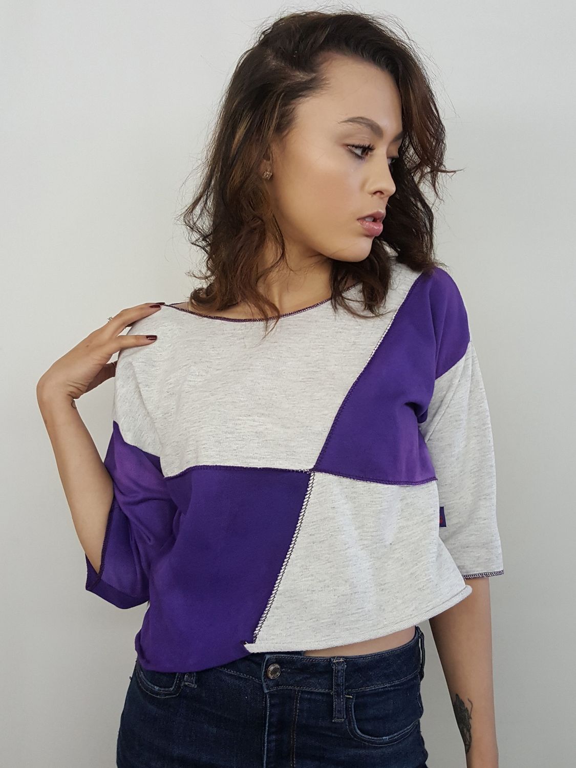 Raw &amp; Refined Purple Sweater Shirt
