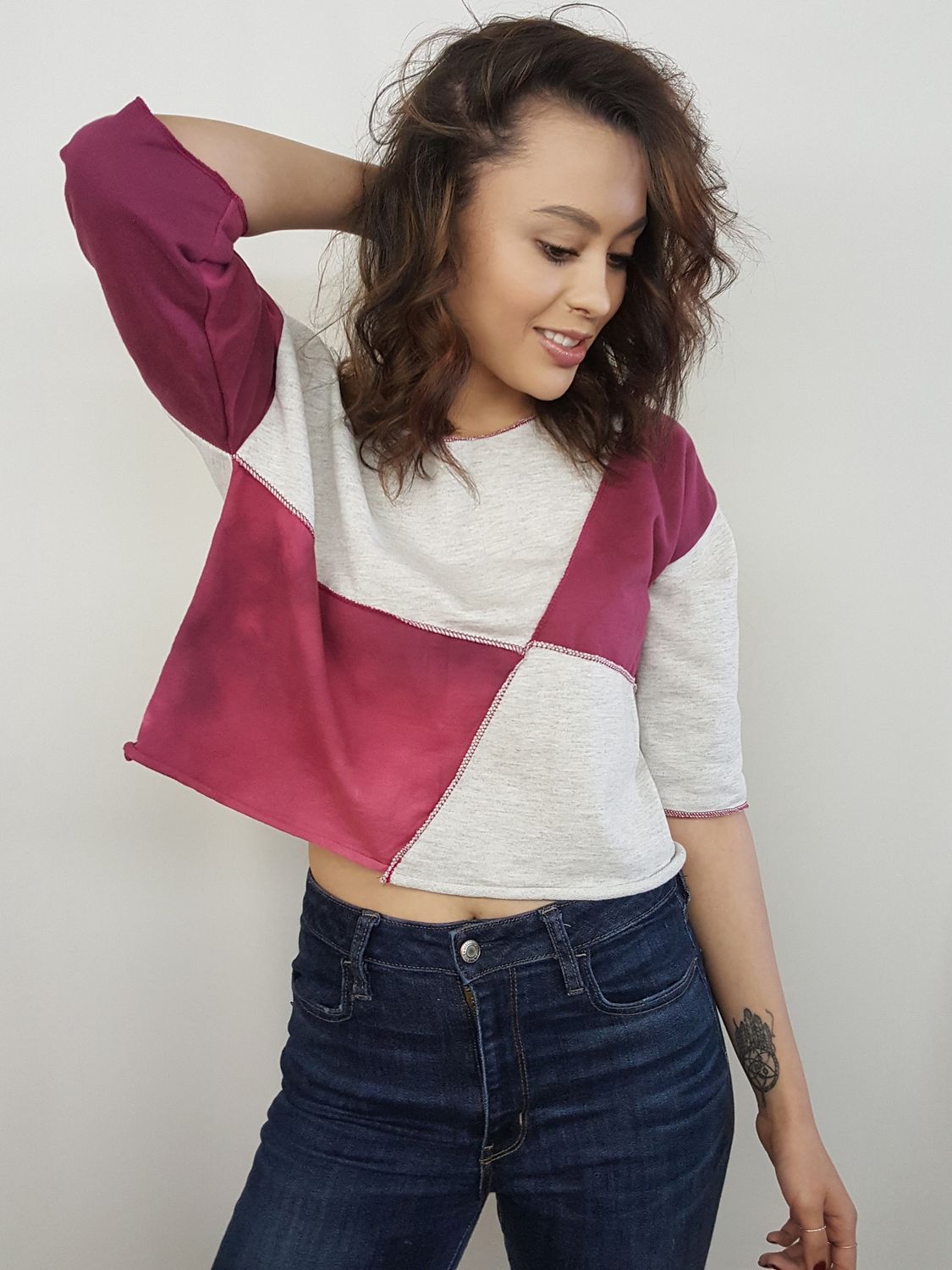 Raw &amp; Refined Wine Sweater Shirt