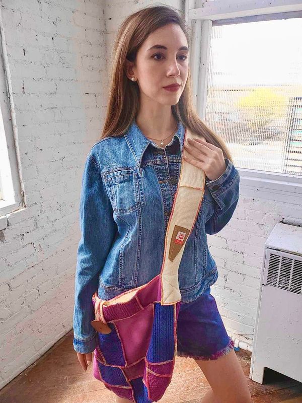 Fresh Fruit Sky-Dye Jean Jacket in Road Trip Summer