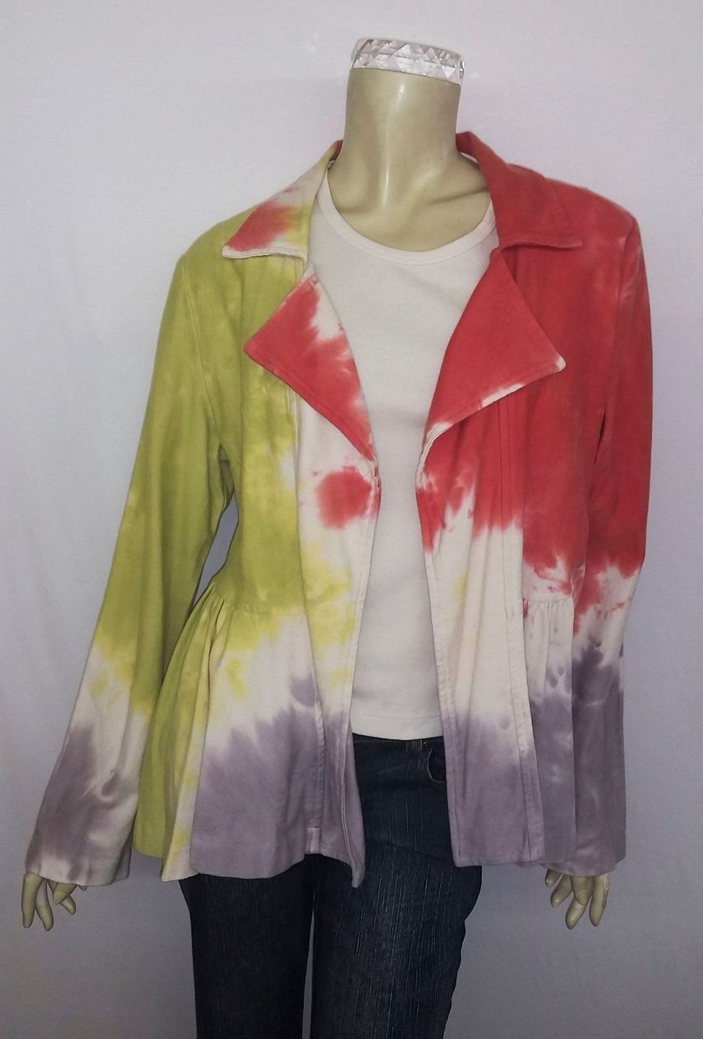 Fresh Fruit Sky-Dye Long Cardigan in Cozy Afternoon