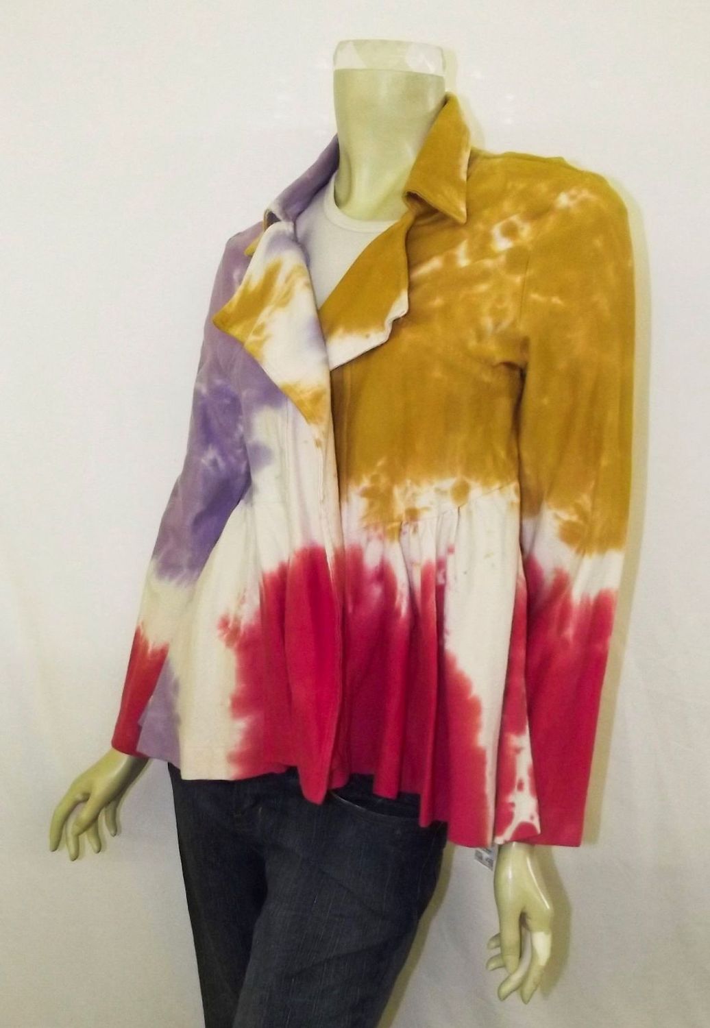 Fresh Fruit Sky-Dye Mid Cardigan in Majestic Springtide Love