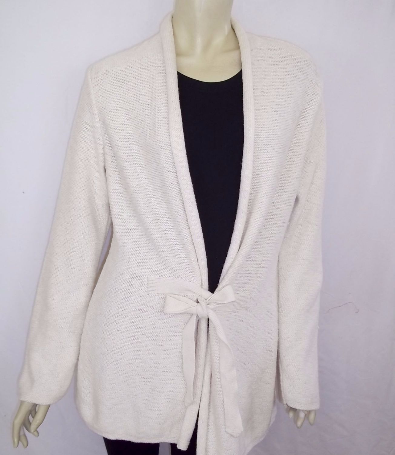 Lux Tie Long Cardigan