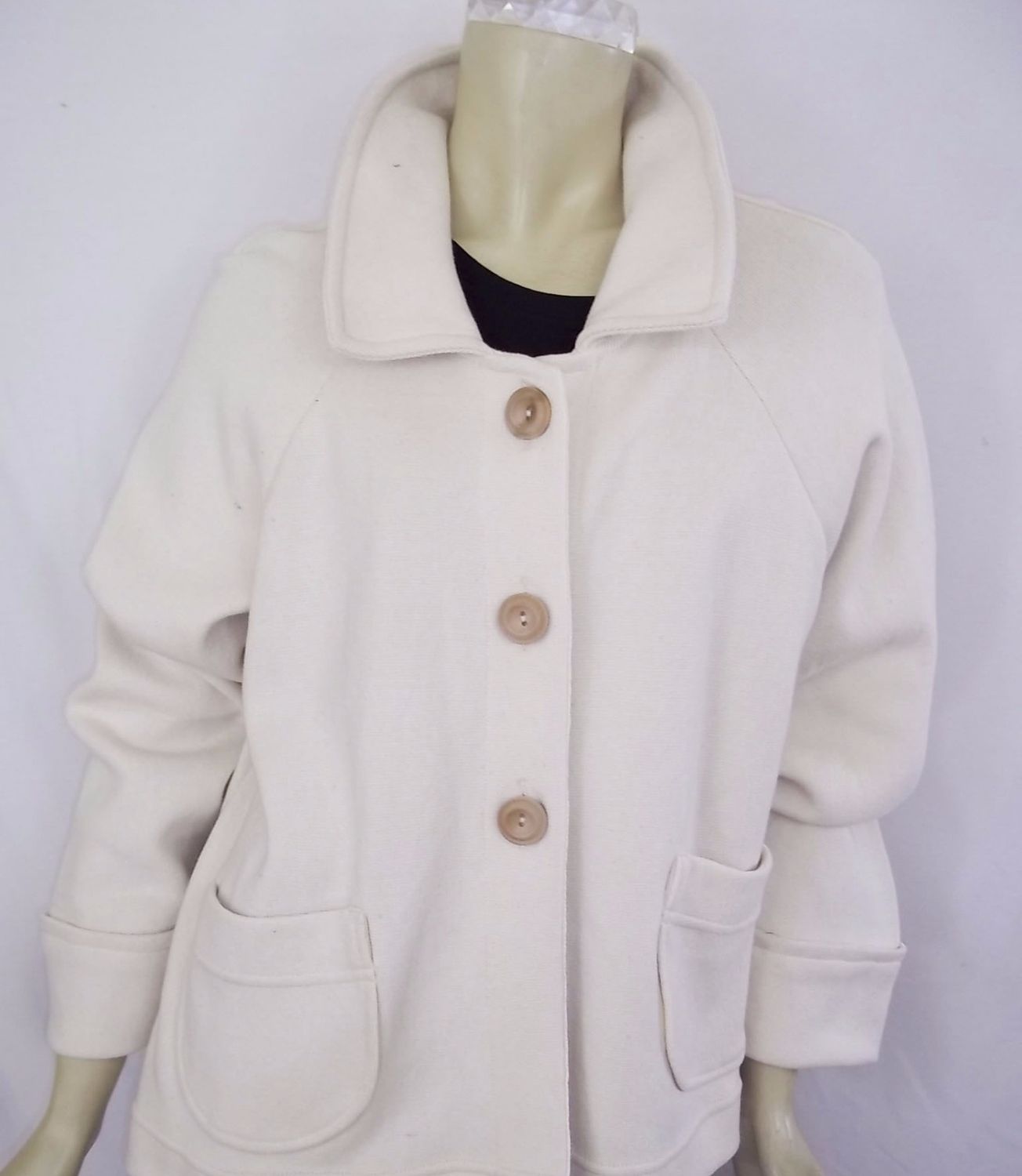 Lux Natural Button-up Jacket